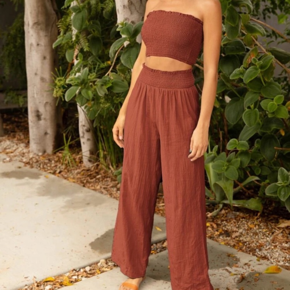 Two-piece jump suit